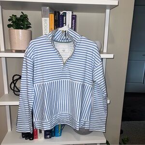 Alice Walk Zip Up striped pullover